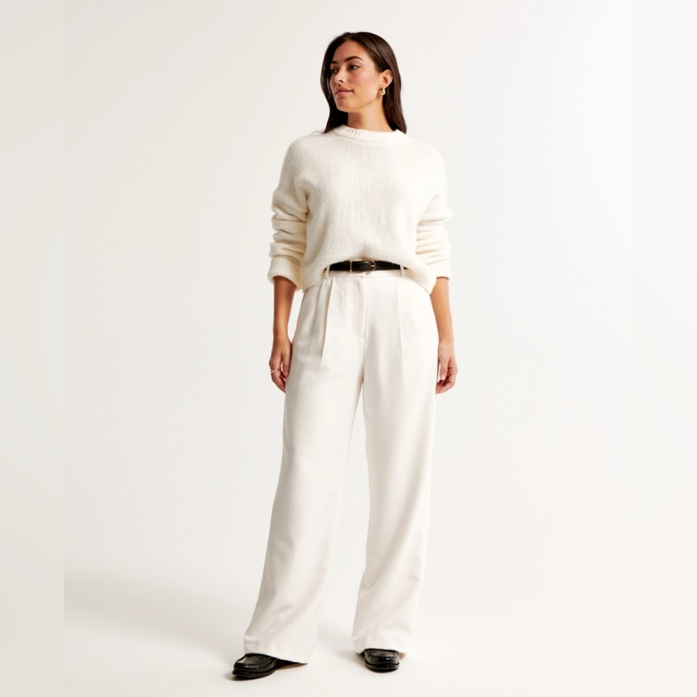 Abercrombie & Fitch Cream Trousers